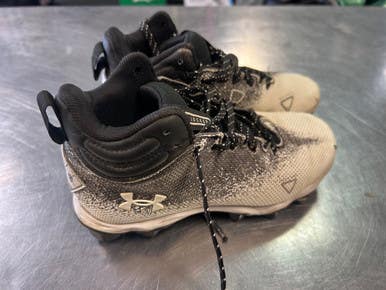 Used Under Armour CLEAT BB/SB Cleats Black Junior 02.5 11868-S000070263
