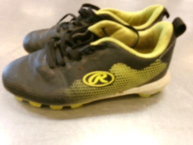 Used Rawlings COOLFLO BB/SB Cleats Yellow Junior 01 11339-S000203306