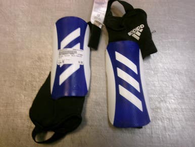 Used Adidas Soccer Shin Guards Junior Royal Blue MD 11339-S000203337