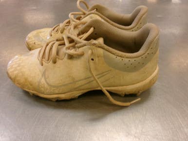 Used Nike SOFTBALL BB/SB Cleats White Junior 03.5 11339-S000203378