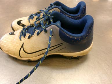 Used Nike SOFTBALL BB/SB Cleats White Junior 04 11339-S000203379