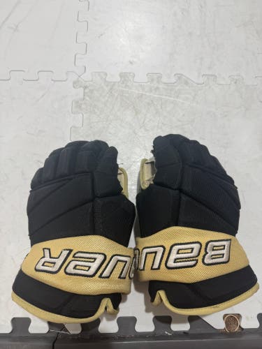 DETROIT HONEYBAKED Bauer Vapor Hyperlite Gloves 14" Pro Stock (Used)
