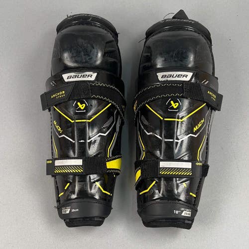 Bauer Mach Youth 10" Hockey Shin Guards