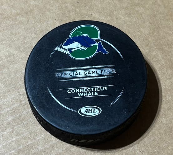 Connecticut Whale AHL Official Hockey Game Puck