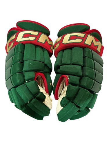 CCM HG97 Pro Stock 14" Hockey Gloves Wild Green 2016