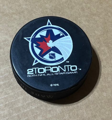 50th NHL All Star Game Toronto 2000 Hockey Puck
