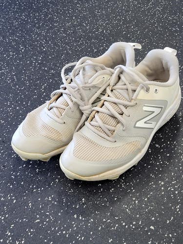 Used New Balance VELO SOFTBALL CLEATS BB/SB Cleats White Senior 9 11849-S000041317