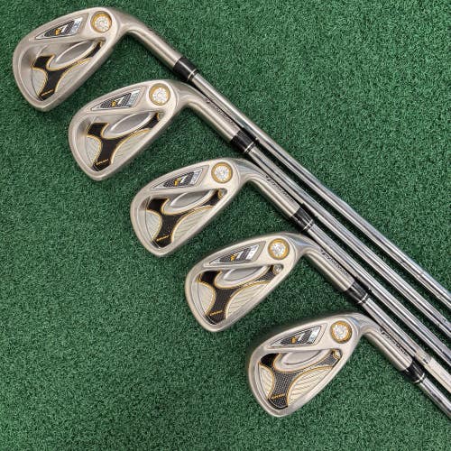 TaylorMade r7 Draw Iron Set 4-5-6-7-8 Men's Right Hand Stiff Flex Steel Shafts