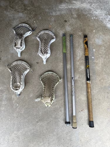 Used Lacrosse Shafts and Heads