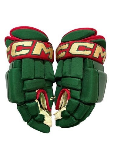 CCM HG97 Pro Stock 14" Hockey Gloves Wild Green 2018