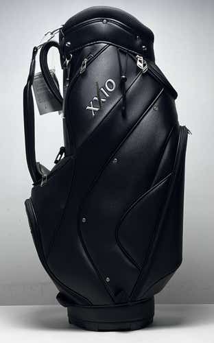 XXIO Lightweight Caddy Cart Bag Black 4-Way Divide Single Strap Golf Bag NEW
