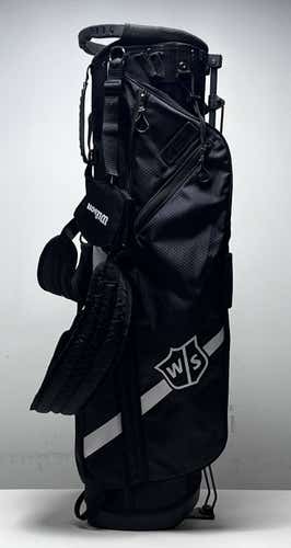 Wilson Quiver Stand Bag Black 4-Way Divide Dual Strap Golf Bag