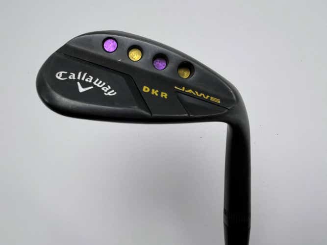 Callaway Jaws Full Toe Raw Black Lob Wedge LW 64* 10 KBS 610 Wedge 125g RH