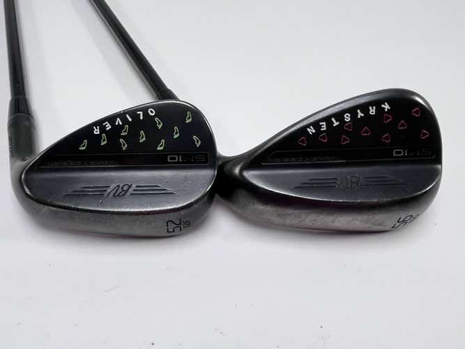 Titleist Vokey SM10 Jet Black Wedge Set 52* 12 | 56* 10 LZ 6.5 Black XStiff RH
