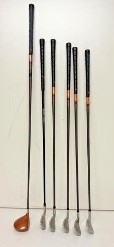 TaylorMade Burner Oversize RH 5 6 7 8 9 Irons & 10.5 Driver Bubble R-80/90 Shaft