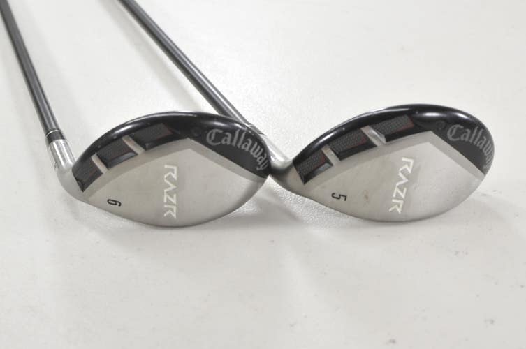 Callaway RAZR X 5-27* and 6-30* Hybrid Set Senior Flex 55g RH Graphite #221100