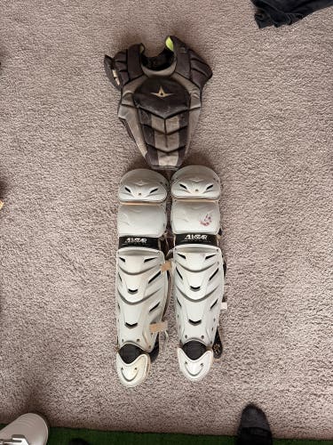 Black/Gray All Star System 7 Axis Catcher's Set (Used)