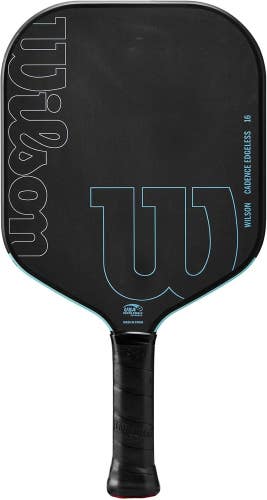 Wilson Cadence Edgeless 16 Pickleball Paddle Control Spin Raw Carbon Surface