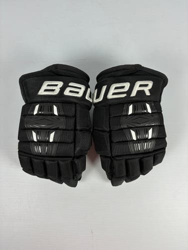 Used 13" Bauer Pro Series Hockey Gloves - Black