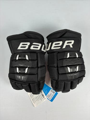 New 14" Bauer Pro Series Hockey Gloves - Black
