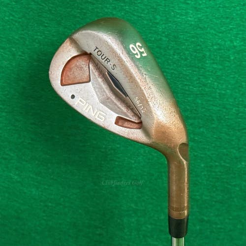 Ping Tour-S Raw Black Dot 56-12 56 Sand Wedge Stepped Steel Wedge Flex
