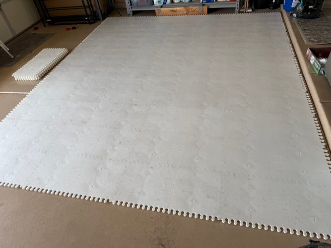 10 Synthetic Ice Hockey Tiles (Used)