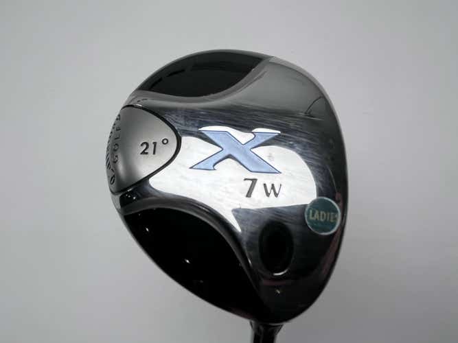 Callaway X 7 Fairway Wood 21* Fujikura Gems UltraLight 55g Ladies RH