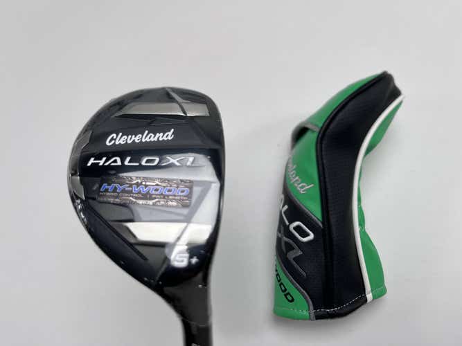 Cleveland HALO XL HY-WOOD 5+ Hybrid 23* Aldila Ascent Blue 40R Regular RH HC NEW