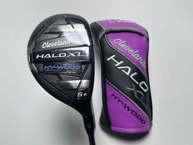 Cleveland HALO XL HY-WOOD 5+ Hybrid 23* Aldila Ascent Blue 40g Ladies RH HC NEW