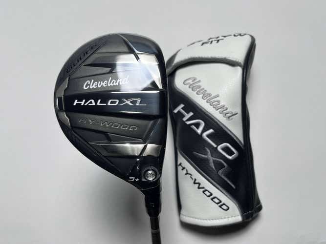 Cleveland HALO XL HY-WOOD 3+ Hybrid 17* Aldila Ascent Blue 40R Regular RH HC NEW