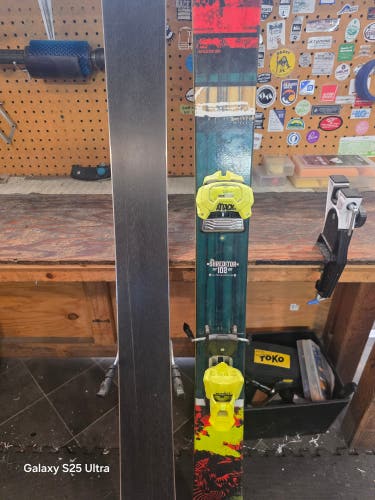 K2 184 cm Shreditor 102 Skis With Bindings Max Din 17 (New)