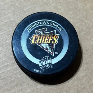 Johnstown Chiefs ECHL Official Hockey Game Puck Sponsored by 1st Summit Bank