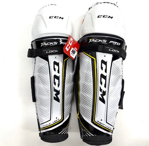 Senior CCM Tacks Pro 16" Shin Pads (New)