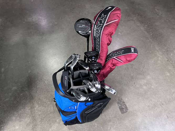 Wilson Deep Red MAXX Club Set Driver 3W 5W 3H-4H-5-PW+SW Putter Graphite RH BAG