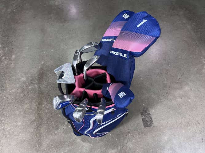 Wilson 2025 Profile Club Set Driver 5W 5H-6-PW+SW Putter Ladies Womens RH BAG