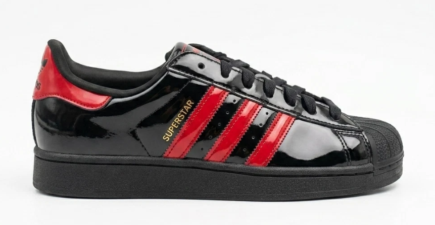 Size 10 - Adidas Superstar II BLACK BESTCA KJ3262