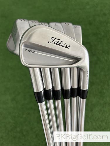 Titleist T100 25 Forged Iron Set 4-P / True Temper AMT White Stiff