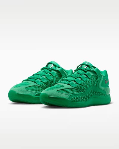 Nike KD18 Warning Label IU3108-300 Men's US 7.5 Green Basketball Shoes MEW1509