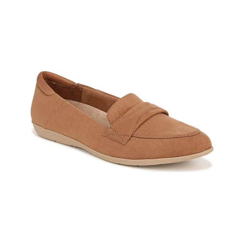 Dr. Scholl's Emilia Loafer Womens 8.5 Wide Brown Faux Suede Slip On Shoes HAM697