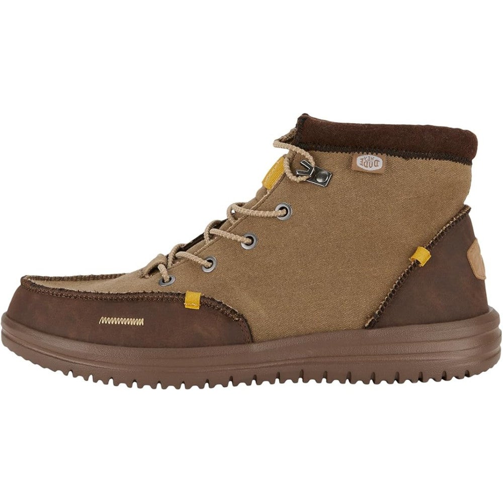 Hey Dude Bradley Boots Leather Brown Mens 13 Ankle Chukka Moc Toe 40189-255 heydude-40189-209-  main image 2