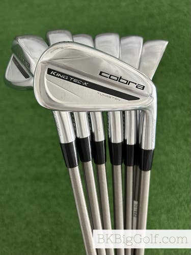 Cobra King Tec X 25 Forged Iron Set 4-P / SteelFiber i70 A Flex Senior Graphite