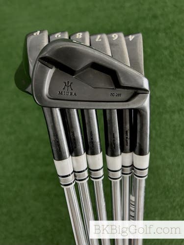 Miura TC-201 / MB-101 Black Forged Combo Iron Set 4-P / Dynamic Gold X100
