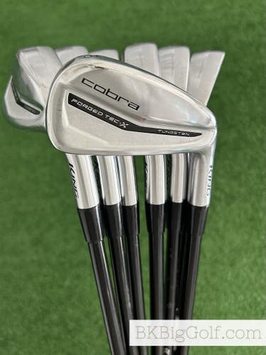Cobra King Forged Tec X 23 Iron Set 4-P / MMT 85 Stiff Graphite