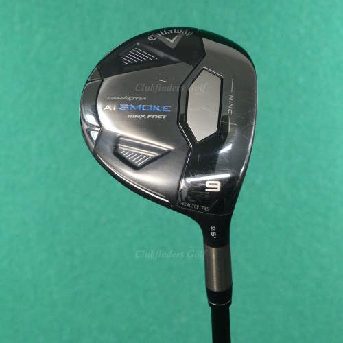 Callaway Paradym Ai Smoke Max Fast Fairway 25 9 Wood Tensei Graphite Senior &HC