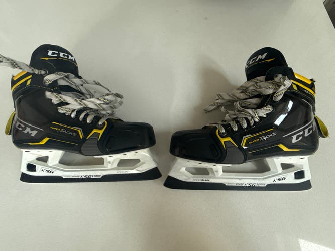 2020 CCM Super Tacks AS3 Pro Hockey Goalie Skates Regular Width 6.5 (Used)