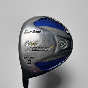 Tour Edge Hot Launch 2 Offset 3 Fairway Wood 15.5* Hot Launch 2 55g Senior LH