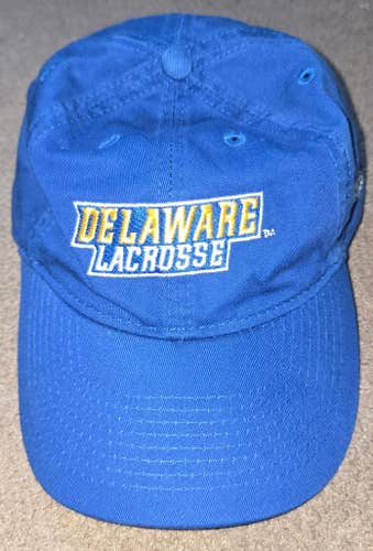 Delaware Blue Hens Lacrosse adidas Soft Dad Strapback Hat Cap