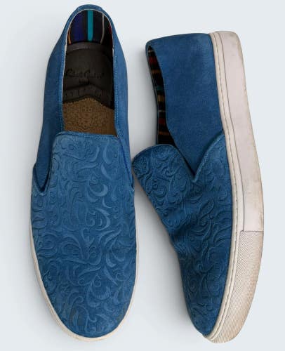 Robert Graham Cormac Driver Men's Loafer Shoes Size 11.5 US Paisley Suede
