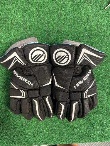 Black Maverik Charger Lacrosse Gloves (Used) | XS (9")