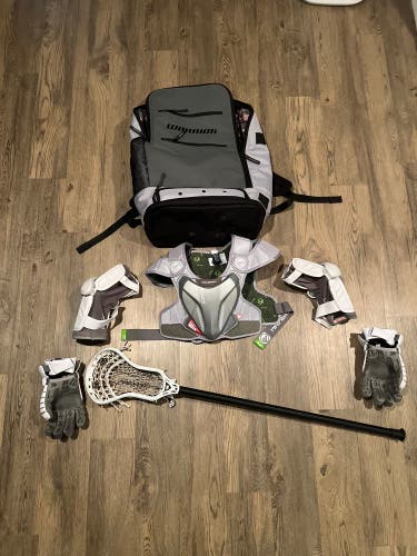 Like-New Premium Lacrosse Gear Package – Maverik EKG, Warrior Pro Palm, ECD Rebel CF5.